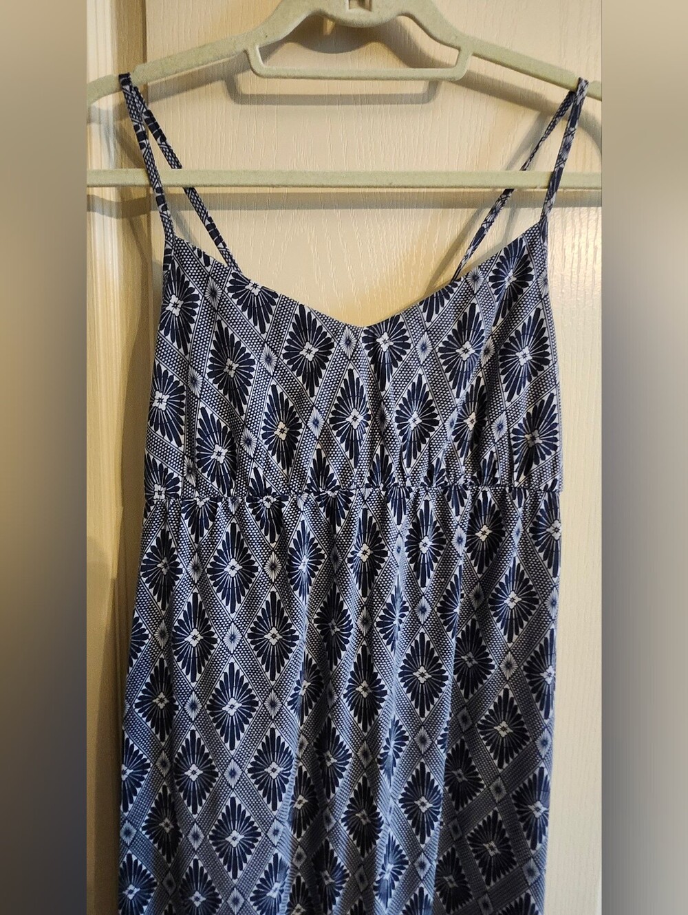 O'NEILL Jenna Ink Blue Geometric Print Maxi Dress. Size Medium. - Picture 7 of 15